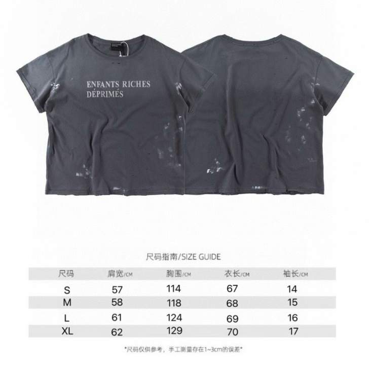 Picture of Enfants Riches Deprimes T Shirts Short _SKUEnfantsRichesDeprimesS-XLsjtx61814980